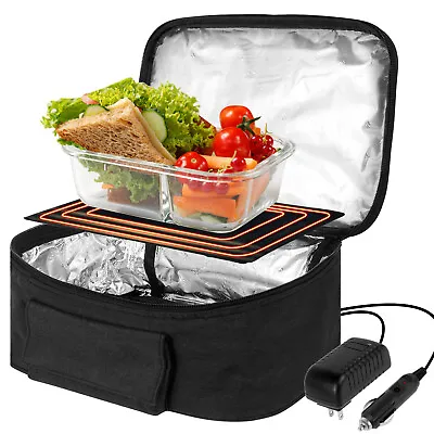 Electric Food Warmer 40W 12V/110V Portable Food Heater Foldable Personal↷' • £22.10