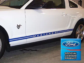Ford Mustang Rocker Panel Door Side Stripes Decals RC Strip Sticker Set L And R • $29.66