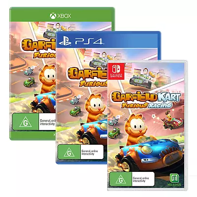 Garfield Kart Furious Racing Family Kids Party Game Sony PS4 XBOX One Switch NS • $68