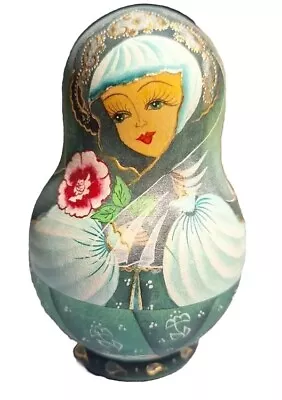 Russian Matryoshka Hand Painted Nesting Dolls Signed  • $49