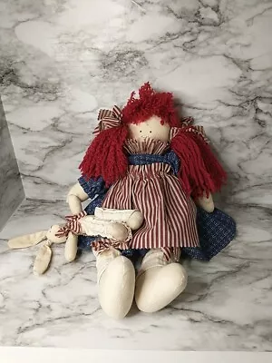 Red Yarn Haid Doll • $25.99