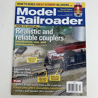 Model Railroader Magazine Realistic And Reliable Couplers October 2013 • $5