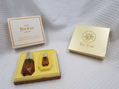 Vintage Avon Timeless Ultra Gift Set - Small Bottle Leaked Onto Box - NOS • $7