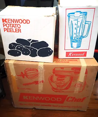 Kenwood Chef Blender A701a Peeler Glass Jug 1960's Top Quality Brand New Rare • $878.88