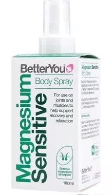 Better You Magnesium Sensitive 100 Ml - Body Spray For Joint & Muscles • £6.55