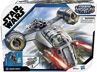 Star Wars Mission Fleet The Mandalorian Razor Crest Vehicle & Figure NEW Boxed • £24.99