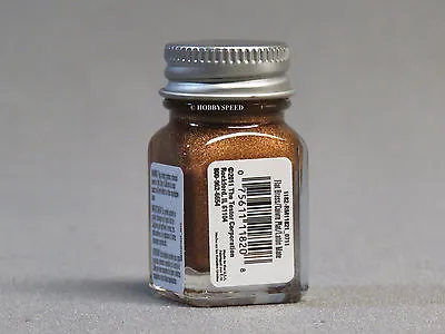 TESTORS PAINT FLAT BRASS ENAMEL 1/4oz JAR 7.4ml Plastic Model Car TES1182 NEW • $6.94