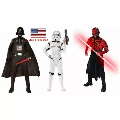 $16.99 • Buy Darth Vader & Darth Maul & Stormtrooper Star Wars Costume For Halloween Cosplay