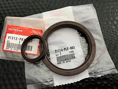 Genuine Oem Honda Acura Oil Pump Front & Rear Main Crank Seal B-series Dohc Vtec • $48.98