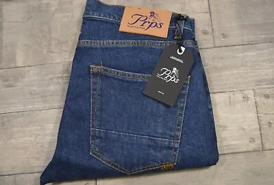 Men's Prps Blue Windsor Crop Japanese Denim Jeans W32 RRP £185 • £59.99