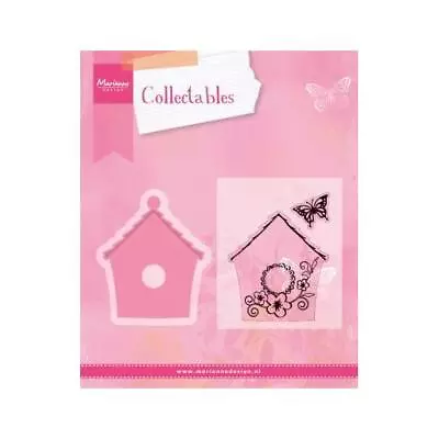 Marianne Design Cutting Dies & Clear Stamps - Birdhouse Flowers COL1308 • £4.99