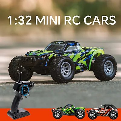 1:32 Mini RC Cars High Speed 2.4G 4WD Off Road Monster Truck Remote Control Car • $23.75