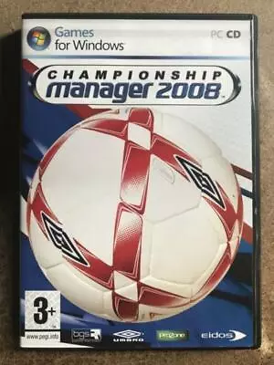 Championship Manager 08 (Windows XP VISTA 2008) Video Game Reuse Reduce Recycle • £12.87