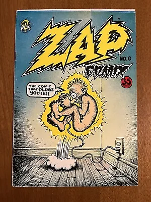 Zap Comix #0/Apex Novelty Comic Book/35 Cent Cover/VG-FN • $38