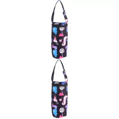  2 Pcs Interlayer Cotton Baby Bottle Thermal Bag Mother Storage Bags • £10.59