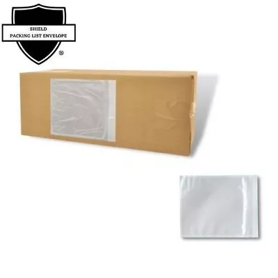 7.5  X 5.5  Clear Face Top-Load Packing List Enclosed Envelopes Pack Of 1000 • $46.65
