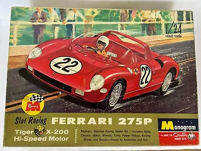 Monogram Ferrari 275P (red) 1/24 Scale Slot Car Kit NIB • $279.95