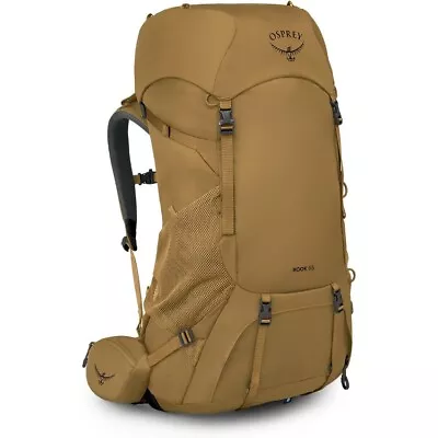 Osprey Rook 65L Men's Backpacking Backpack Histosol Brown/Rhino Grey • $175