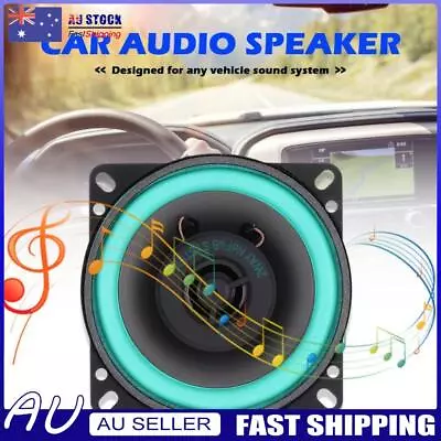 VO-402 4 Inch 2 Way 100W Universal Car HiFi Coaxial Speaker Audio Loudspeaker • $14.09