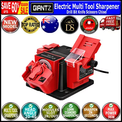 GIANTZ Electric Multi Tool Sharpener Function Drill Bit Knife Scissors Chisel • $36.89