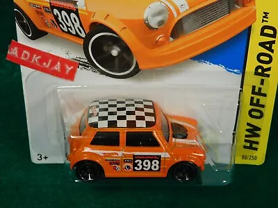 2015 Hot Wheels ~ HW OFF-ROAD ~ Morris Mini ~ W/Pop-Off Metal Body & Metal Base • $4.97