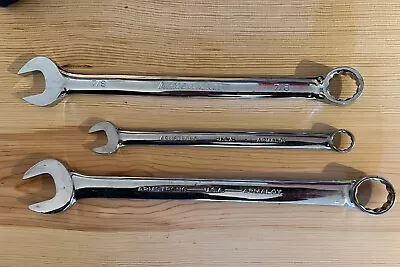 ARMSTRONG Combination Wrench Lot Of 3 15/16”  7/8” 9/16   12 Point USA • $23.80