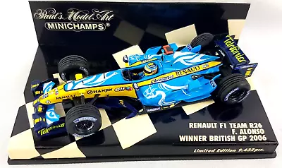 Minichamps 1:43 Renault F1 Team R26 F. Alonso Winner British Gp 2006 • £59.95