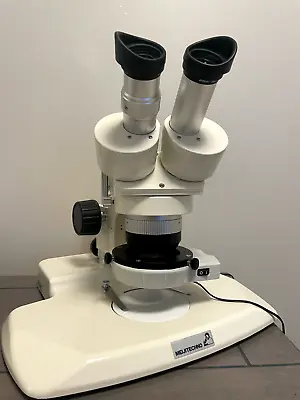 Meiji EMT Stereo Microscope On Pole PK Stand With LED Ring Light Illuminator • $1000