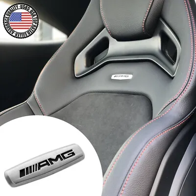 For Mercedes-Benz Car Suv Front Seat Back AMG Performance Sport Emblem 3D Badge • $14.39