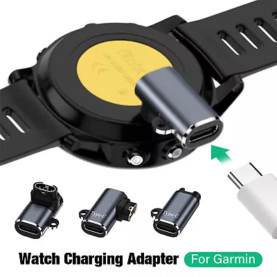 Type-C/Micro USB/IOS Watch Power Charger Adapter Converter For Garmin Smartwatch • $6.99