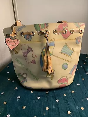 Vintage Dooney And Bourke Beach Themed Small Bucket Purse • $35