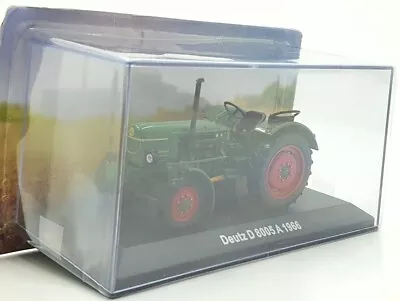 Hachette 1/43 Scale Model Tractor HL06 - 1966 Deutz D 8005 A - Green • $32.37