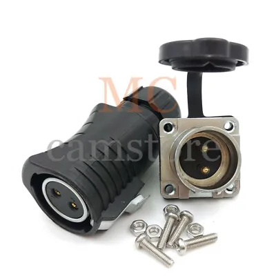 XHP20 2pin Connector LED Waterproof Power Connector Welding Aviation Connector  • $5.36