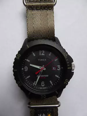 Timex Military SOLAR Expedition Men's Black Watch - TW4B14500 Mint Cond!!! • $26