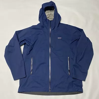 Patagonia Stretch Rainshadow Waterproof Rain Shell Jacket Navy Blue XL X-Large • $114.99