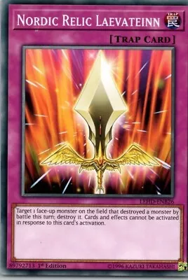 Nordic Relic Laevateinn - Trap - Yugioh Card • £1.57