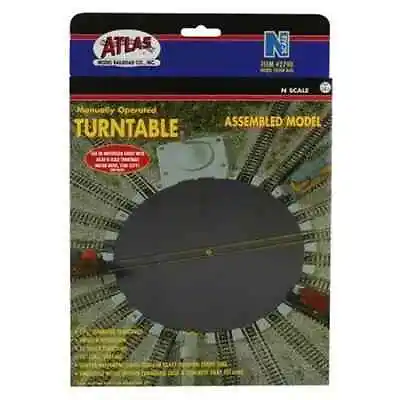 Atlas N Scale ~ New 2024 ~ Manual Turntable ~ Can Be Motorized ~ 2790 • $29.92