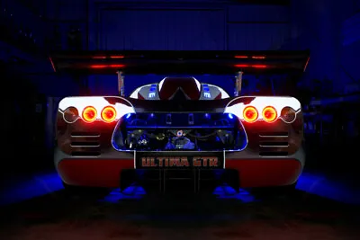 Oracle Ultima LED Waterproof Tail Light Halo Kit 4 Rings Red FOR GTR • $218.10