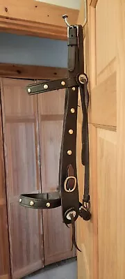 Vintage Wide Cheek Spotted Cowboy Bridle Headstall • $120