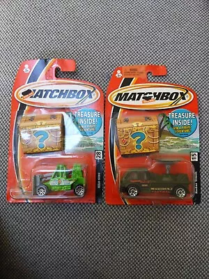 Matchbox Treasure Inside - Kilo King #28 And Radar Truck #15.  • $6.29