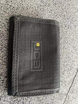 JCB Slim Compact Canvas Wallet Black Mens Boys Teens  • £0.99