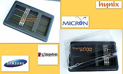 DIMM Memory Tray Case For Hynix Kingston Micron Samsung Modules - 2 Fits 100 New • $21.92