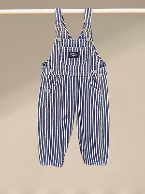 Vintage Oshkosh Rare Thick Stripes Overalls 18/24 Months + Free Shirt • $110