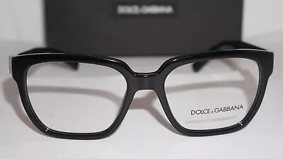 Dolce & Gabbana New Eyeglasses Black DG3282 501 52 17 140 • $137.59