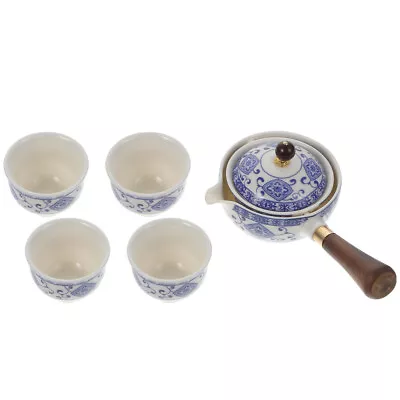 HappyYami Japanese Tea Set With Infuser And 4 Cups-FI • £29.58