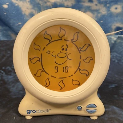 £14.99 • Buy The Gro Company Groclock Sleep Trainer Aid Baby Toddler Alarm Night Light