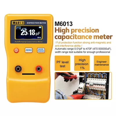 M6013 High Capacitor Meter Professional Measuring Capacitance • $46.49