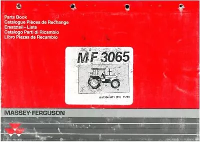 £36.99 • Buy Massey Ferguson Tractor MF3065 Parts Manual - MF 3065