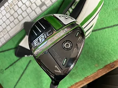 Callaway Epic Speed 7 Wood 21* Fairway Wood Hzrdus Smoke IM10 6.0 Stiff 70g • $195