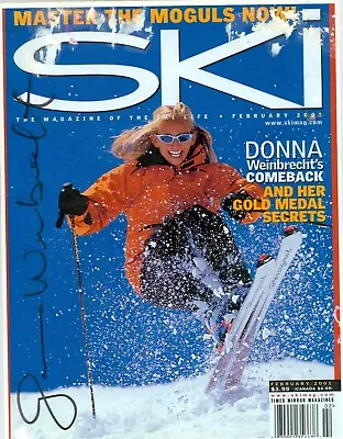 Donna Weinbrecht Autographed Photo 1992 Olympics Figure Mogul Skiing Gold Medal • $6.99